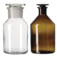 Flacons col rodé verre de chimie