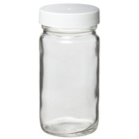 Bouteilles rondes à vis en verre Wheaton