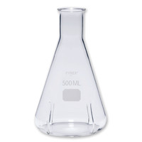 Fioles erlenmeyer Pyrex® avec déflecteurs (à baffles)