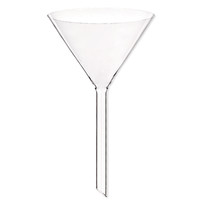 Entonnoirs verre borosilicaté tige courte