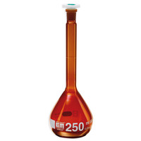 Fioles jaugées USP Hirschmann ambrées