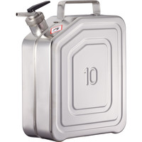 Jerricans de sécurité acier inox à bec verseur
