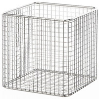 Paniers acier inox carrés