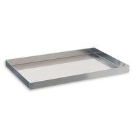 Plateaux acier inox bords verticaux