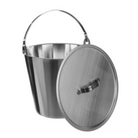Seaux acier inox