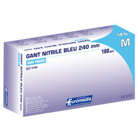 Gants nitrile bleus