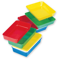 Plateaux colorés polystyrène
